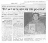 "Me veo reflejado en mis poemas"  [artículo] Mauricio Muñoz Moreno.
