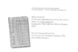 El narrador  [artículo] José Antonio Rivera Soto.