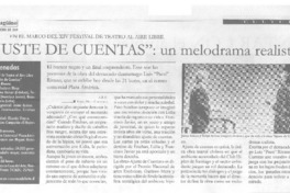 "Ajuste de cuentas": un melodrama realista  [artículo] A. R. E.