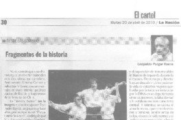 Fragmentos de la historia  [artículo] Leopoldo Pulgar Ibarra.
