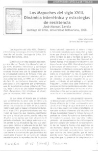 Los mapuches del siglo 18  [artículo] Jaime Mazzardo.