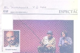 El autor de "El secreto de sus ojos" llega a las tablas  [artículo] Rodrigo Miranda.