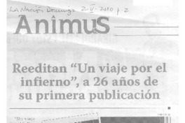 Reeditan "Un viaje por el infierno", a 26 años de su primera publicación  [artículo].