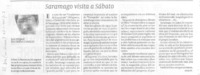 Saramago visita a Sábato  [artículo] José Miguel Figueroa Canales.