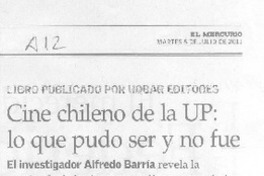 Cine chileno de la UP  [artículo] Maureen Lennon Zaninovic.