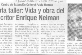 Charla taller  [artículo].