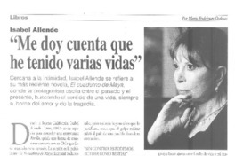 "Me doy cuenta que he tenido varias vidas" (entrevista)  [artículo] Mario Rodríguez Órdenes.