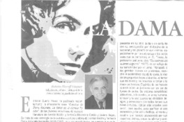 La dama que retorna  [artículo] Roberto Pliscoff Vásquez.