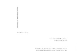 Juan Emar. Al interior del molino  [artículo] Ana María Risco.