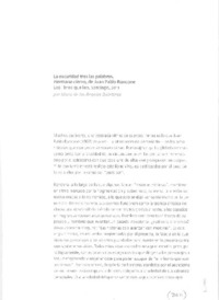 La oscuridad tras las palabras. Hermano ciervo, de Juan Pablo Roncone  [artículo] María de los Angeles Quinteros.