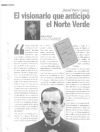 David Perry Lanas, el visionario que anticipò en norte verde  [artículo] Roberto Pliscoff.