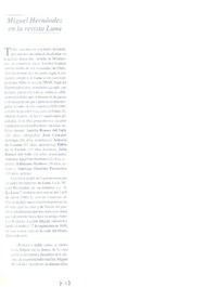 Miguel Hernández en la revista Luna  [artículo] Miguel Robertson.