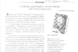 Tristura  [artículo] María Luz Moraga.