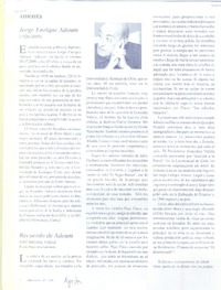 Recuerdo de Adoum  [artículo] José Miguel Varas.