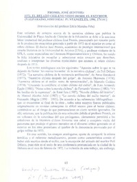 El relato chileno visto desde el exterior  [artículo] Eddie Morales Piña.