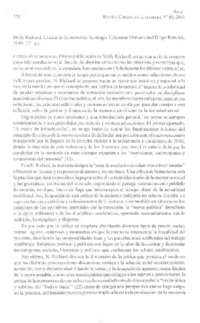 Crítica de la memoria  [artículo] Eduardo Vergara Torres.