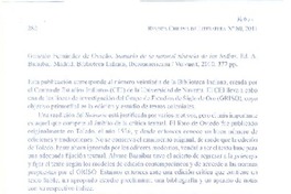 Sumario de la natural historia de las Indias  [artículo] Joaquín Zuleta.