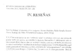 El desorden de las imágenes  [artículo] Niall Binns.