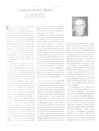 Compañía de José Miguel  [artículo] Félix Martínez Bonati.