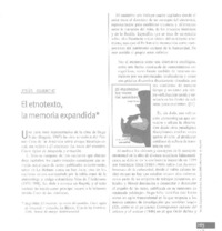 El etnotexto, la memoria expandida  [artículo] Jesún Guanche.