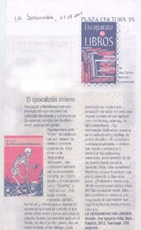 El apocalipsis chileno  [artículo] Juan Carlos Ramírez F.