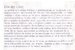 Día del libro  [artículo]
