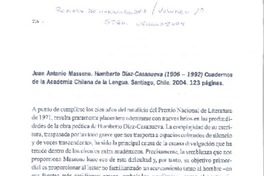 Humberto Díaz Casanueva (1906-1992)  [artículo]Orlando Aliaga Guzmán.