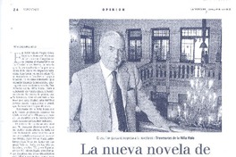 La nueva novela de Vargas Llosa  [artículo]Andrés Gómez Bravo.