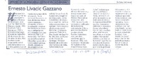 Ernesto Livacic Gazzano  [artículo] Carlos René Ibacache.