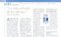 La vida privada de los árboles  [artículo] Rodrigo Pinto.