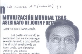 Movilización mundial tras asesinato de joven poeta  [artículo].