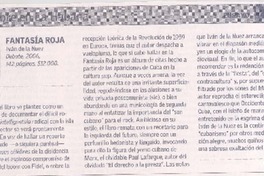 Fantasía roja  [artículo] Cristián Barros.