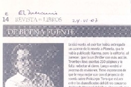 El Nuevo proyecto de Tromben  [artículo].