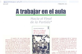 A trabajar en el aula  [artículo].