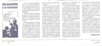 Recabarren y la felicidad  [artículo] Hernán soto.