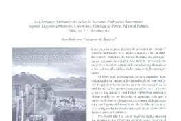 Los antiguos habitantes del Salar de Atacama  [artículo] Calogero Santoro.