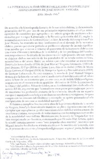La intertextualidad bíblico-religiosa en Daniel y los leones dorados  [artículo] Eddie Morales Piña.