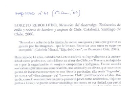 Memorias del desarraigo  [artículo] Sonia Montecino.