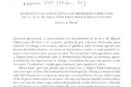 Heródoto y lo insepulto  [artículo] Luis G. de Mussy.