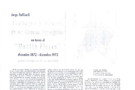 Trabajos y azares de un gaucho perseguido  [artículo] Jorge Ruffinelli.