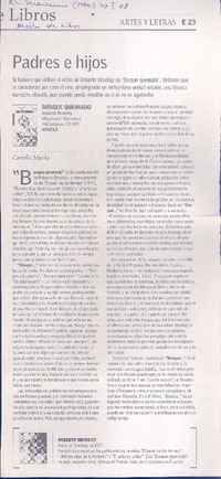 Padres e hijos  [artículo] Camilo Marks.