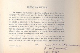 Miedo en Hécula  [artículo] Gemma Roberts.