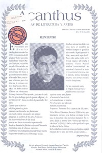 Reencuentro  [artículo] Amparo Pozo.