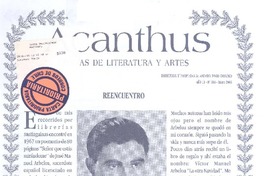 Reencuentro  [artículo] Amparo Pozo.