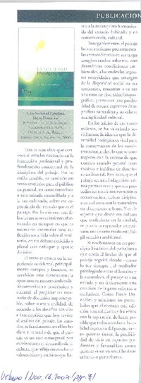 La sociedad paisajista  [artículo].