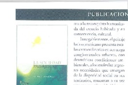 La sociedad paisajista  [artículo].