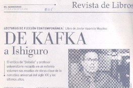 De Kafka a Ishiguro  [artículo] Pedro Pablo Guerrero.