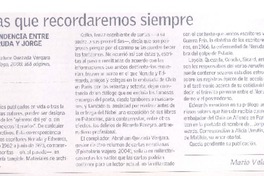 Cartas que recordaremos siempre  [artículo] Mario Valdovinos.