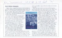 Los Otros ensayos  [artículo].