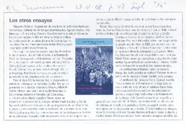 Los Otros ensayos  [artículo].